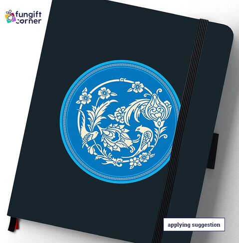 Annual Wealth Amulet 2026 Feng Shui Stickers, Symbol of Prosperity, Flow & New Beginnings, Decorative Feng Shui Stickers for Balance and Growth Energy, Made in USA (5 Pack) in Saudi Arabia