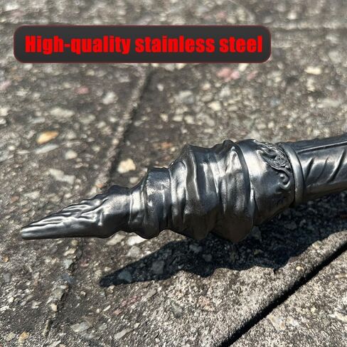 سيف Godslayer's Greatsword مقاس 43.5 بوصة - سلاح طبق الأصل معدني بالكامل 1:1 مع حامل على الحائط - يمكن تجميعه وشفرة مملة كهدية in Kuwait