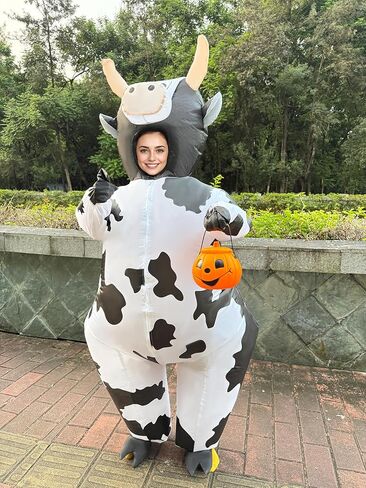 Cow Costume Inflatable Suits For Adults Halloween Costumes Blow Up Costume in Saudi Arabia