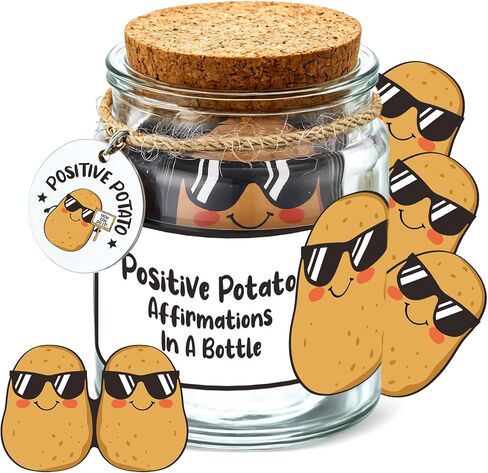 Chunful 50 Positive Pickle Messages Jar, Daily Affirmation Cards for Women, Christmas Gifts for Stocking Stuffers, Pickle Emotional Gifts with Support Stickers and Pocket Hug Coin in Saudi Arabia
