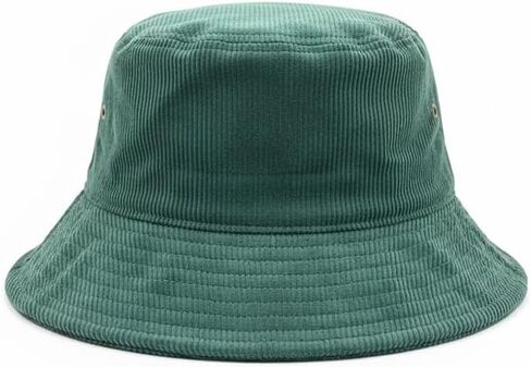 Vintage Corduroy Bucket Hat, Cotton Blend, Unisex, Multiple Colors, Foldable Design for Casual Wear, Travel, Streetwear in Saudi Arabia
