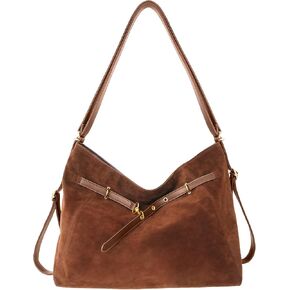 Suede Tote Bag Women Convertible Backpack Purse Large Work Tote bags Hobo Shoulder Bag with Multi Pockets in Saudi Arabia
