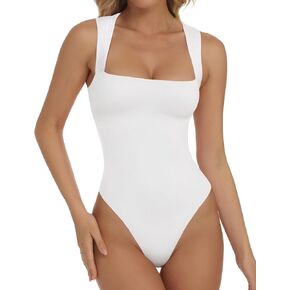 المرأة مثير ساحة الرقبة أكمام داخلية Racerback ثونغ الجسم البدلة الرسن يوتار تانك الأعلى للخروج in Kuwait