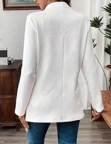 MINTLIMIT Women's Long Sleeve Blazer Casual Double Breasted Open Front Jackets Business Work Blazers Suit Jacket with Pockets in Saudi Arabia