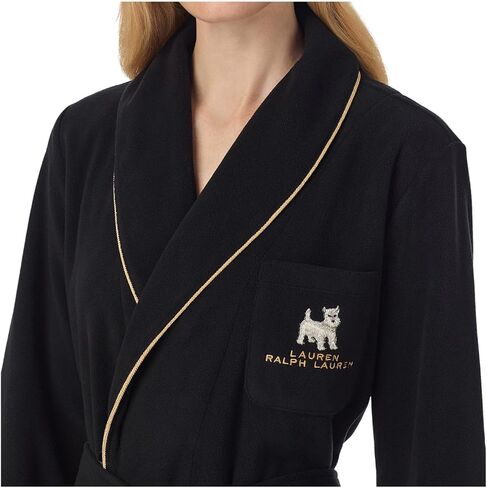 Lauren Ralph Lauren womens Recycled Polyester Dalton Short Fleece Robe in Saudi Arabia