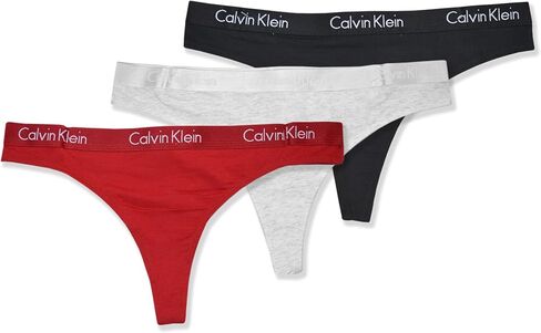 ملابس داخلية نسائية من Calvin Klein مكونة من 3 قطع من القطن اللامع وحزام خصر لامع، in Saudi Arabia