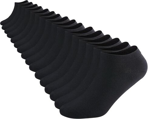 DarkCom Low Cut Ankle Socks for Women and Men, 8 Pairs Thin Seamless Cotton Socks in Kuwait