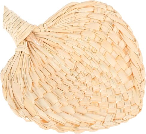 Zerodeko Palm Leaf Hand Fan Hawaiian Handheld Fans Party Fans Decor Handheld Paddle Fans Performance Fan Boho Fans Fan Wall Hanging Decor Portable Hand Fan Natural Hand Fans Dance Fan Beige in Saudi Arabia