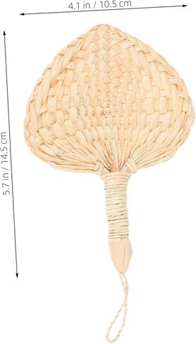 Ciieeo Wedding Fans Natural Hand Fans for Cooling Handmade Boho Decor and Wedding Favors Unique Vintage Style for Guest Comfort in Saudi Arabia