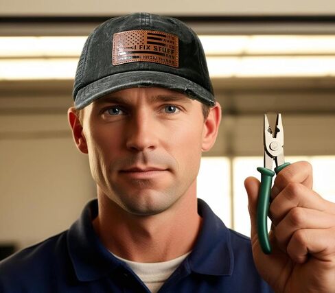 قبعة I Fix Stuff and I Know Things، هدايا فريدة للرجال الذين لديهم كل شيء باللون الرمادي in Kuwait