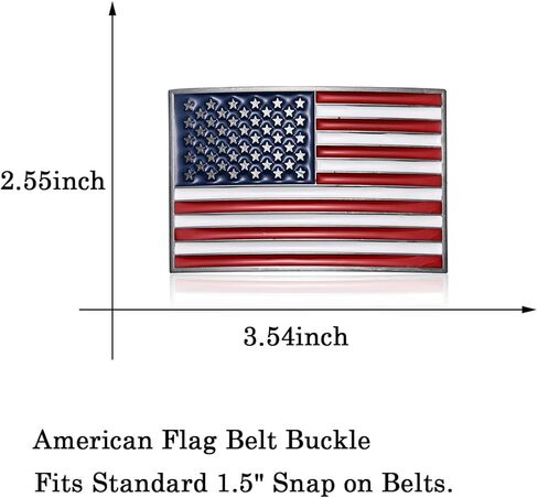 MASOP VOGU Western Belt Buckle for Men, Mens American Flag Belt Buckle, Jeans Accessories for Women in Saudi Arabia