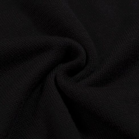طقم تنورة سترة محبوكة باللون الأسود للنساء من OXKNIT، تنورة مستقيمة بنمط الستينات من القرن الماضي بتصميم قوس قزح لايتنينغ تانك مستقيمة مكونة من قطعتين in Kuwait
