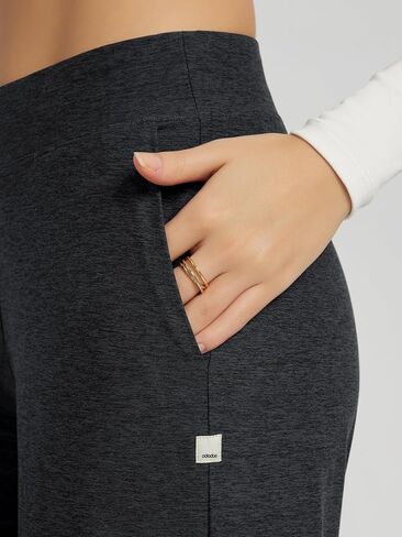 ODODOS Women's Extra Wide Leg Pants - Ultra Soft Stratum Tech Casual Relaxed Lounge Pants with Pockets - 29" Inseam in Saudi Arabia