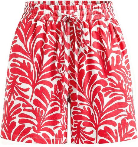 PRETTYGARDEN Elastic Waist Summer Shorts for Women Trendy 2026 Gingham Cute Pajama Bottoms Plaid Y2K Beach Vacation Clothes in Saudi Arabia