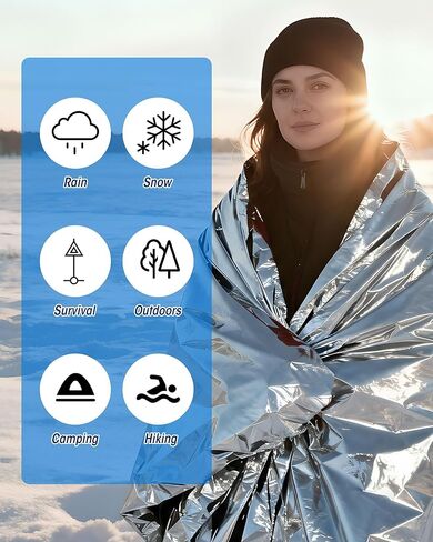 120 Pcs Homeless Care Package Supplies Bulk Winter Beanie Hat Glove Sock Set with Emergency Blanket for Survival in Saudi Arabia