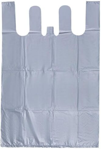 10 Count Large Plastic Bags, Luggage Packing Organizers, Grey Large Storage Bags with Handles for Clothes, Travel, Moving in Saudi Arabia