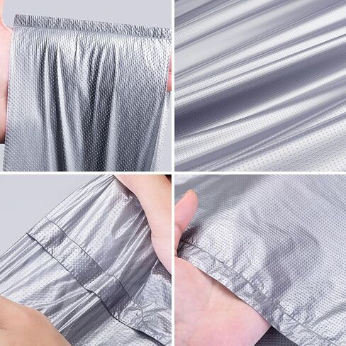 10 Count Large Plastic Bags, Luggage Packing Organizers, Grey Large Storage Bags with Handles for Clothes, Travel, Moving in Saudi Arabia