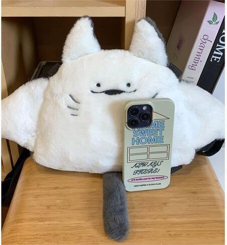 Manta Ray Plush Backpack, Stuffed Animal Backpack, Cartoon Mini backpack, Crossbody Bag in Saudi Arabia