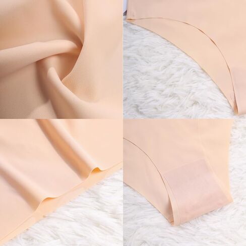 7-Pack Ice-Silk Seamless Low-Rise Women' s Panties, Soft Briefs Breathable Panties No Show Underwear in Saudi Arabia
