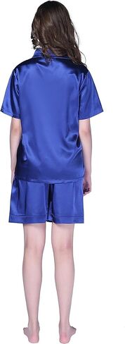 طقم ملابس نوم حريمي من الساتان مع شورت من ريتشي هاوس مقاس S-XL RHW2739 in Kuwait