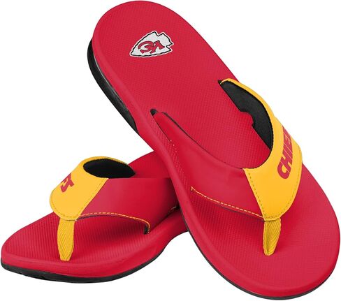foco NFL Mens Team Color Contour Flip Flops in Kuwait
