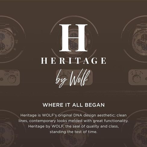 WOLF Heritage Valet Tray, Black - Includes Five Compartments & Three Ring Rolls - Faux Leather Exterior + Ultra-Suede Lining in Saudi Arabia