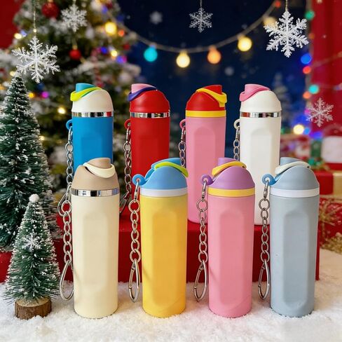 4Pack Mini Tumbler Keychain Compatible with Owala Water Bottle, Cute Mini Keychain Accessories in Saudi Arabia