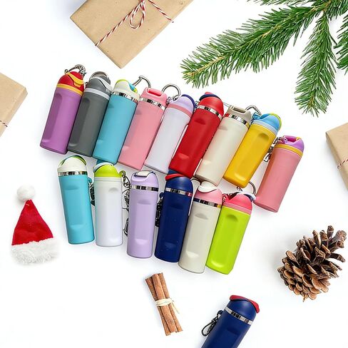 4Pack Mini Tumbler Keychain Compatible with Owala Water Bottle, Cute Mini Keychain Accessories in Saudi Arabia