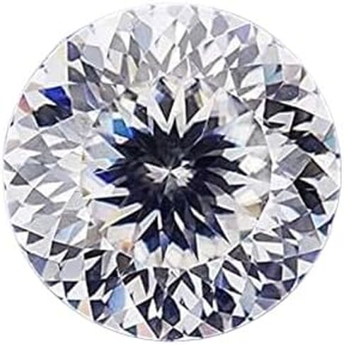 Generic White Moissanite Loose Stones, Portuguese Cut Gemstone,VVS1 Moissanite Diamond Cut Gem for Jewelry Making Engagement/Wedding/Ring/Jewelry/Pendant/Earrings/Necklaces Gift in Saudi Arabia