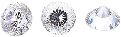 Generic White Moissanite Loose Stones, Portuguese Cut Gemstone,VVS1 Moissanite Diamond Cut Gem for Jewelry Making Engagement/Wedding/Ring/Jewelry/Pendant/Earrings/Necklaces Gift in Saudi Arabia