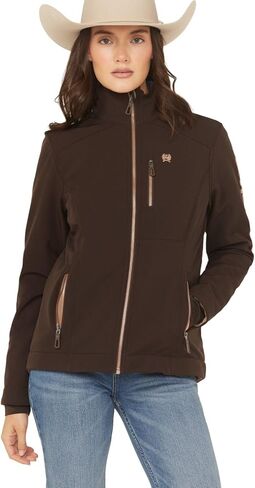 Cinch Women's Concealed Carry Bonded Jacket Brown in Saudi Arabia
