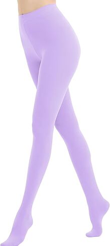 Women's 80D Opaque Tights Pantyhose, High Waist Soft Stockings, Solid Black Cute Tights (19 Colors) in Saudi Arabia