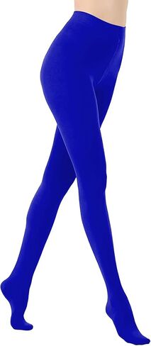 Women's 80D Opaque Tights Pantyhose, High Waist Soft Stockings, Solid Black Cute Tights (19 Colors) in Saudi Arabia