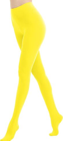 Women's 80D Opaque Tights Pantyhose, High Waist Soft Stockings, Solid Black Cute Tights (19 Colors) in Saudi Arabia
