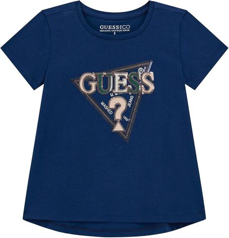 Guess Girls Eco Short Sleeve High Low T-Shirt in Saudi Arabia