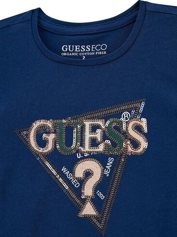 Guess Girls Eco Short Sleeve High Low T-Shirt in Saudi Arabia