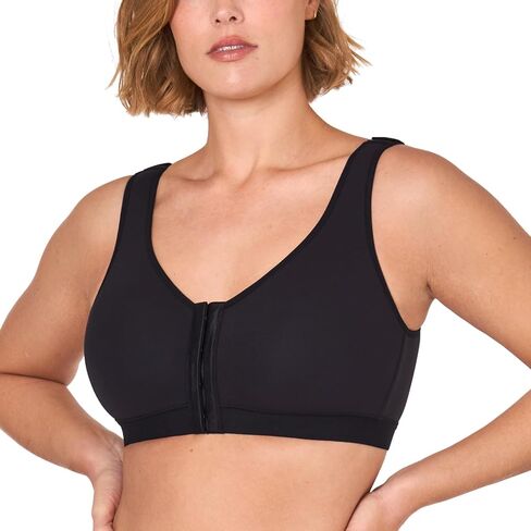 DELIMIRA Women's Inbarely Lift Front Closure Bras Full Coverage No Underwire Plus Size Unlined Seamless Bra in Saudi Arabia