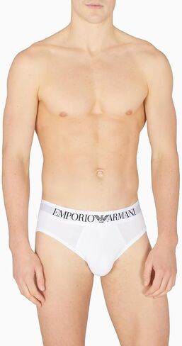 Emporio Armani mens Stretch Cotton Jersey Brief in Saudi Arabia