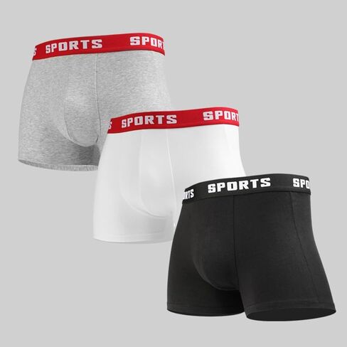 3-Pack Briefs for Men Underwear Breathable Quick Dry Elastic Waistband Comfortable in Saudi Arabia