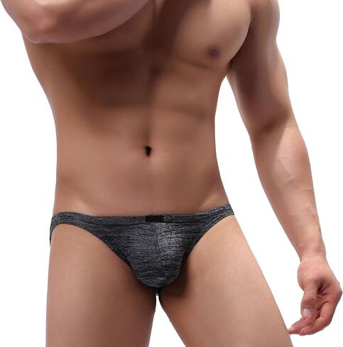 Men's Lace Mesh Briefs Underwear Breathable Pouch Bikini Underpanties for Men in Saudi Arabia