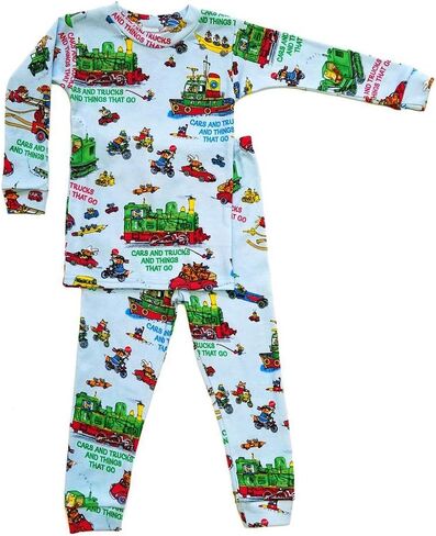 Books to bed Cars and Trucks and Things That Go Richard Scarry Pajamas - Boy PJs and Jammies Set for Toddler, Big Boys in Saudi Arabia