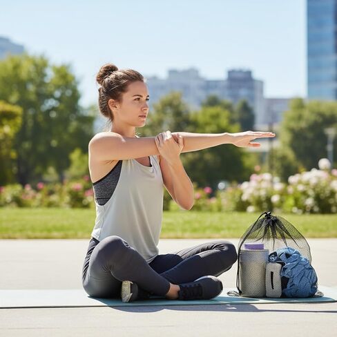 7PCS Mesh Drawstring Bags,11.81 X 17.71 In Mesh Bags with Drawstringg,Sturdy and Durable, Meshes Drawstring Bag, for Pool, Beach Ball,Toys Storage for Collecting,Travel,Sports,Gym, Black in Kuwait