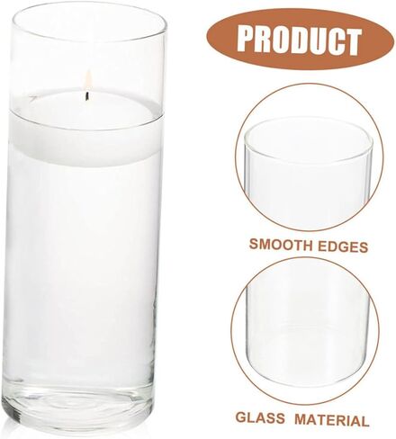 3Pcs Candle Shade Transparent Candle Covers for Home Decor Windproof Tubes for Weddings and Parties in Saudi Arabia