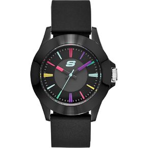 Skechers Women's Rosencrans Midsize Quartz Three-Hand Watch, Color: Black (Model: SR6079) in Saudi Arabia