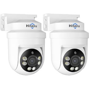 Hiseeu 5MP Analog/AHD/CVI/XVI 2560 TVL Wired Security Camera, Dome Comera for 5MP/1080P Analog Security Cameara System, Clear Night Vision up to 60ft, Remote Access Wall& Ceiling Mount in Kuwait
