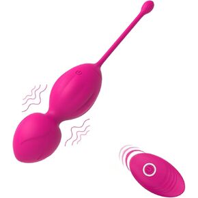 Ben Wa Balls Kegel Balls for Sexual Pleasure, Sex Kegel Balls for Women, Sexual Tools for Female with Reomote Control, Wearable Vibrating Eggs G Spot Clitoral Egg Vibrator in Saudi Arabia