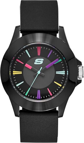 Skechers Women's Rosencrans Midsize Quartz Three-Hand Watch, Color: Black (Model: SR6079) in Saudi Arabia