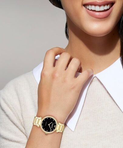 COACH Cary Women’s Automatic Watch – Link Bracelet – 2-Hand Movement – Crystal Bezel - for Day or Night wear, Gift for Her - 34mm in Saudi Arabia