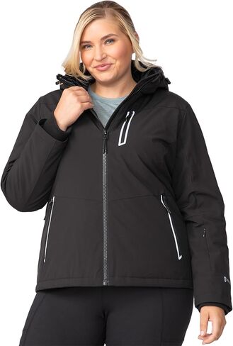 Free Country Women's Winter Softshell Coat Jacket Lined Warm Insulated Hooded Fleece Water & Wind Resistant-Thermo Super II in Saudi Arabia