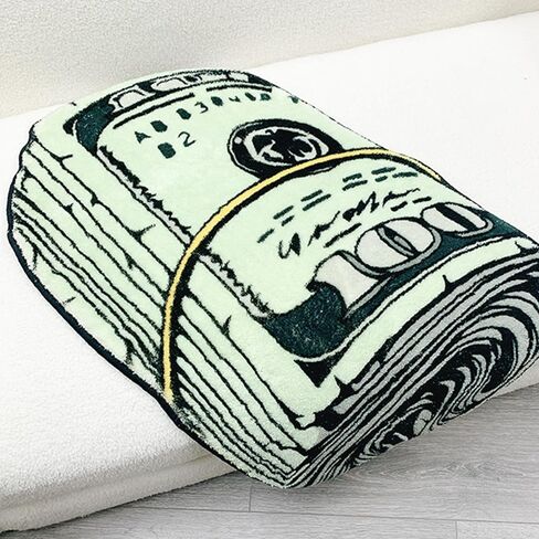 Money Rug, 100 Dollar Bill Rug, 20x32 inch Money Creative Funky Rug, Fun Bath mat, Suitable for Bathroom, Bedroom, Living Room, Front Door, Home Decor Door Mat in Saudi Arabia